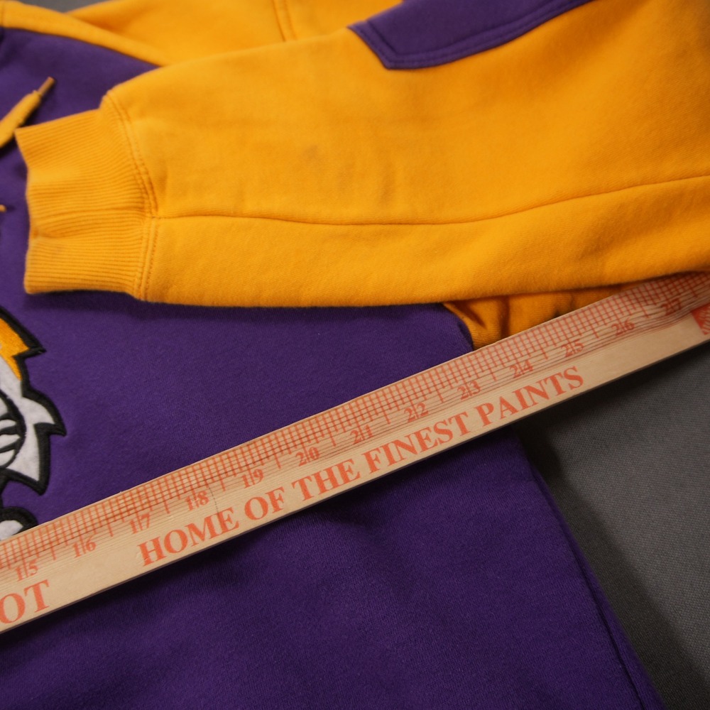 LSU Tigers Embroidered Raglan Colosseum Men Hoodie XL Retro Football Sport - Picture 5 of 16